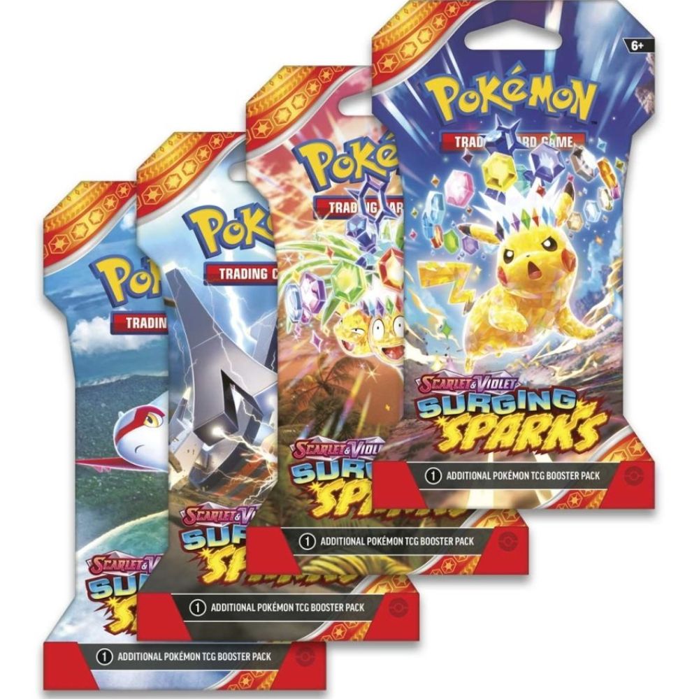 Pokémon Scarlet & Violet Surging Sparks: Sleeved Booster Pack