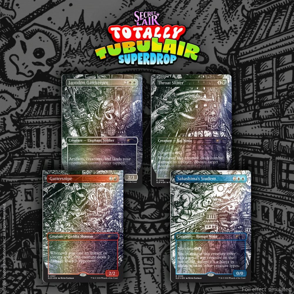 Magic: The Gathering - Secret Lair Featuring: Kevin Eastman (Inks) Foil Edition