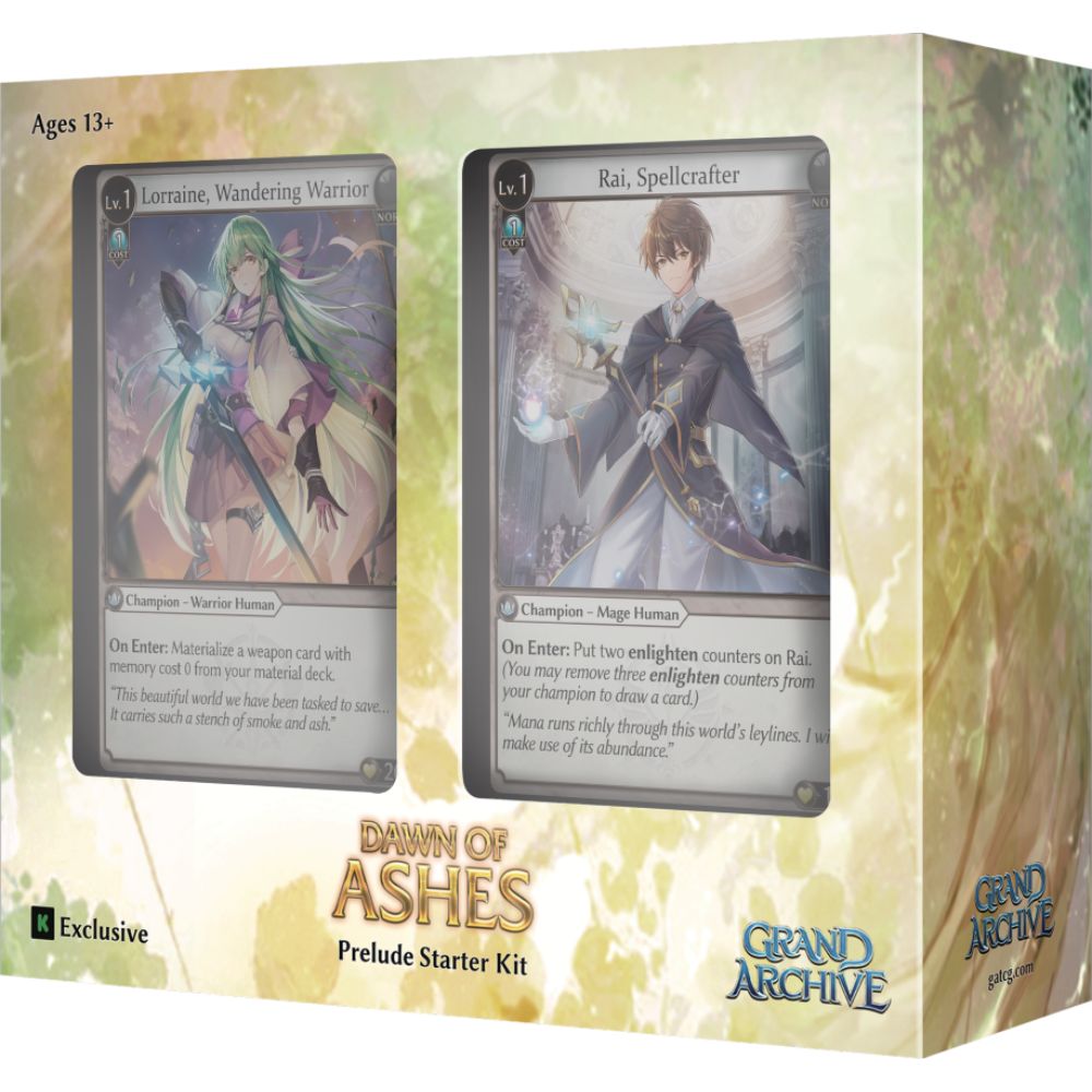 Grand Archive - Dawn of Ashes - Prelude - Starter Kit Kickstarter Edition