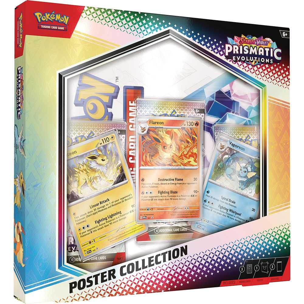Pokémon Scarlet & Violet Prismatic Evolutions: Poster Collection