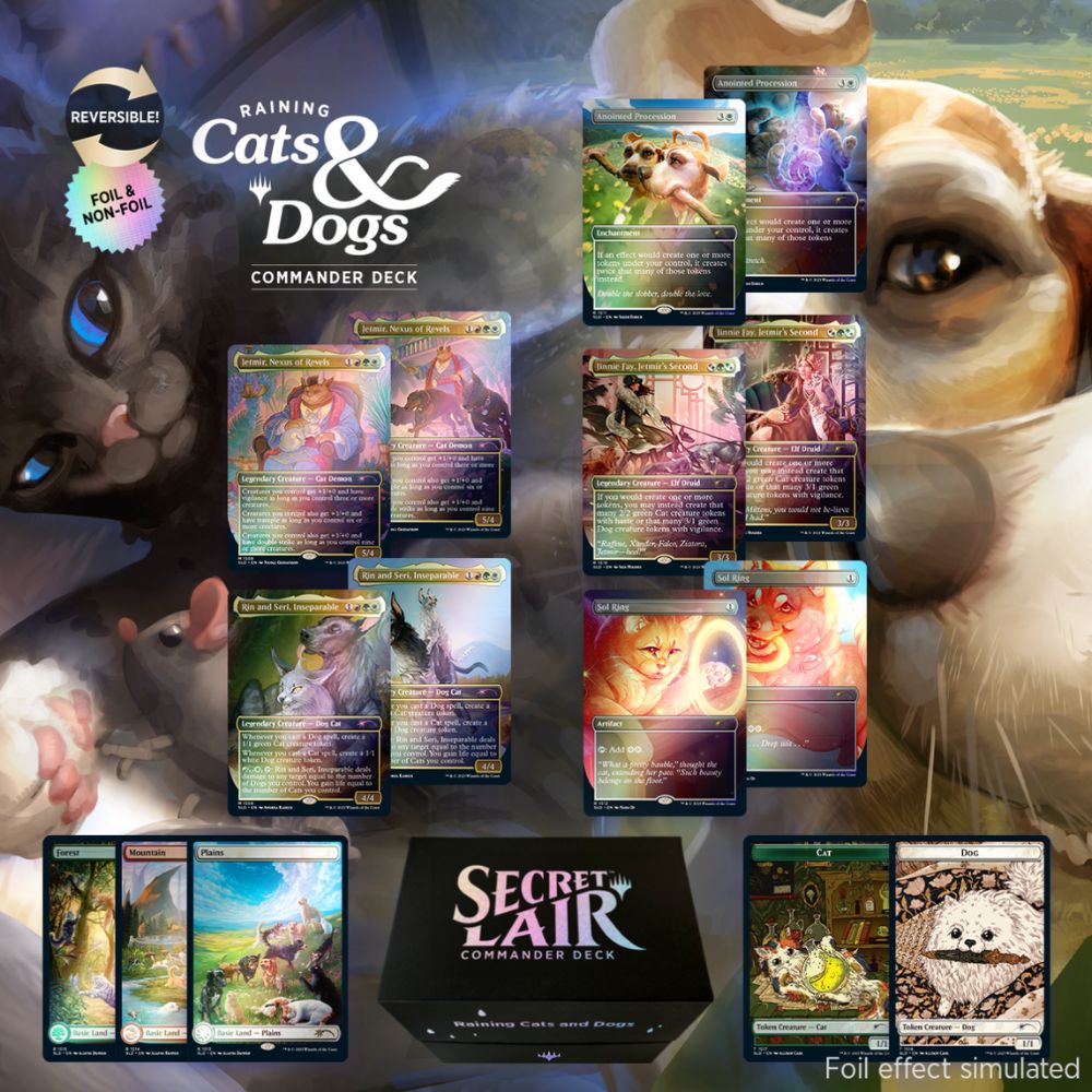 Magic: The Gathering - Secret Lair Commander Deck: Raining Cats and Dogs