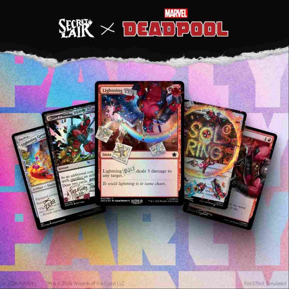 Magic: The Gathering - Secret Lair x Marvel's Deadpool: I Fixed It (You’re Welcome)