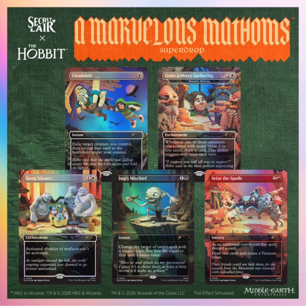 Magic: The Gathering - Secret Lair x The Hobbit: Over the Edge of the Wild Foil Edition