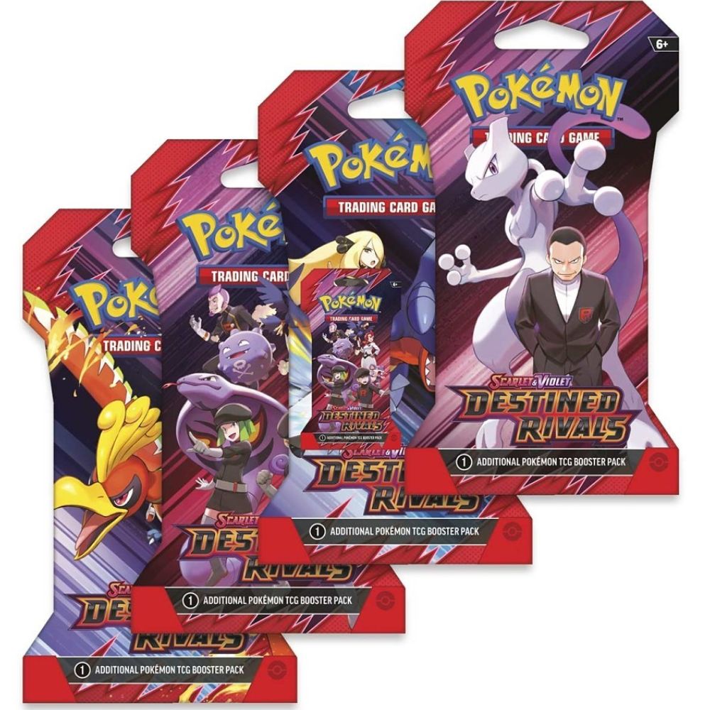 pokemon destined rivals booster box uk Pokémon Scarlet & Violet Destined Rivals: Sleeved Booster Pack – Leo's Lair