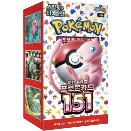 Pokémon 151 sv2a Korean Booster Box