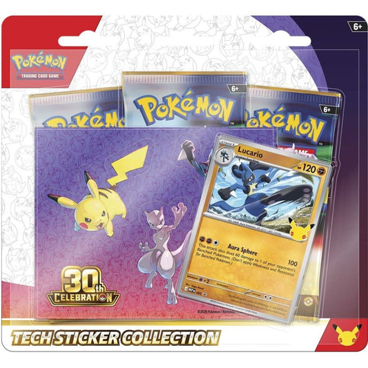 Pokémon 30th Celebration: Tech Sticker Collection