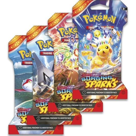 Pokémon Scarlet & Violet Surging Sparks: Sleeved Booster Pack
