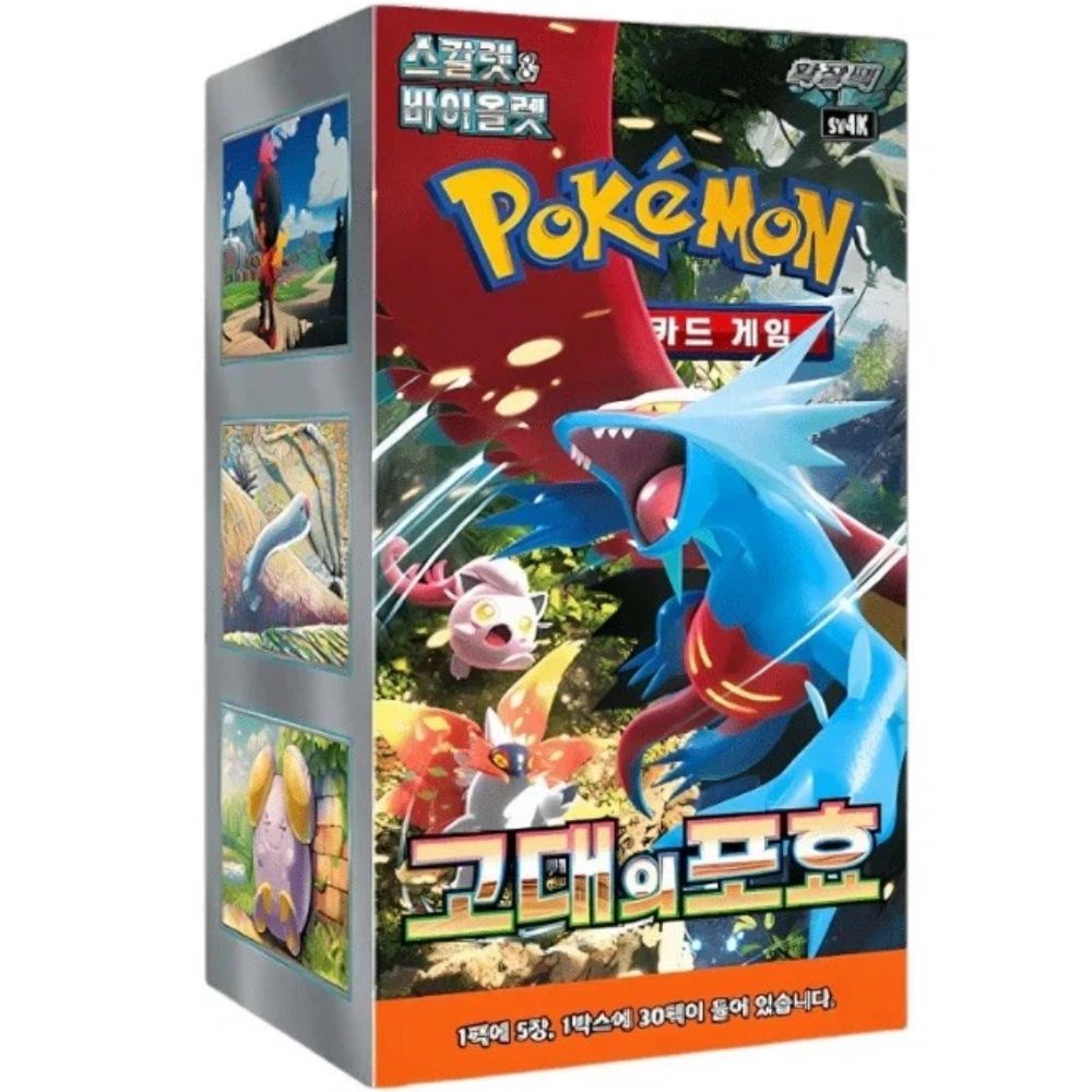 Pokémon Ancient Roar sv4k Korean Booster Box