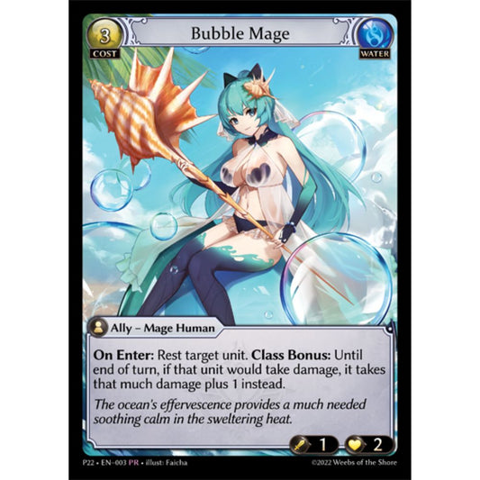 Grand Archive -  Bubble Mage Promotional Rare