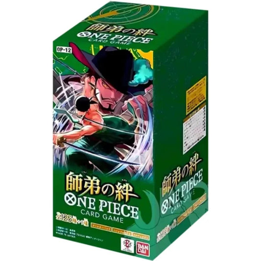 One Piece Card Game - Bonds of Master and Disciple OP-12 Japanese Booster Box