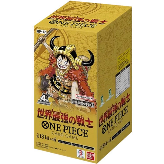 One Piece Card Game - The World's Strongest Warriors OP-17 Japanese Booster Box