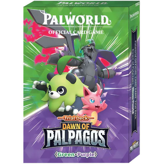 Palworld: Dawn of Palpagos - Green-Purple Trial Deck