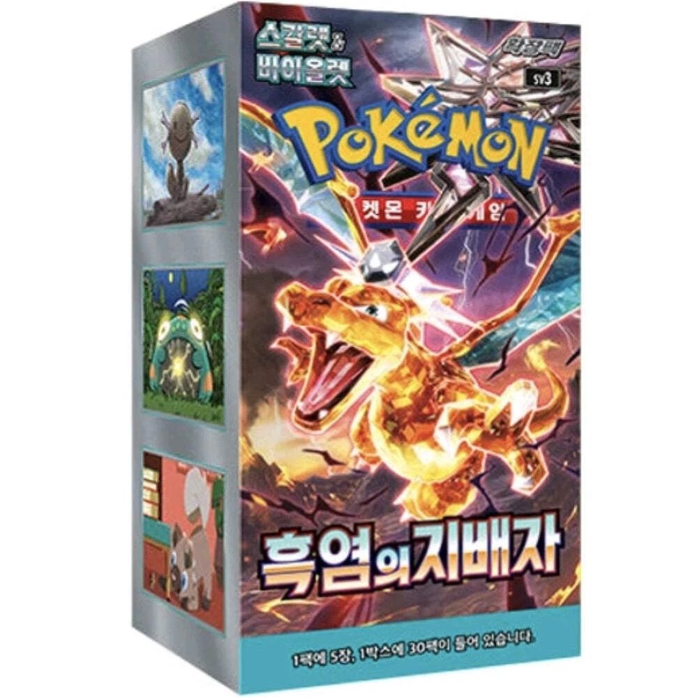 Pokémon Ruler of the Black Flame sv3 Korean Booster Box