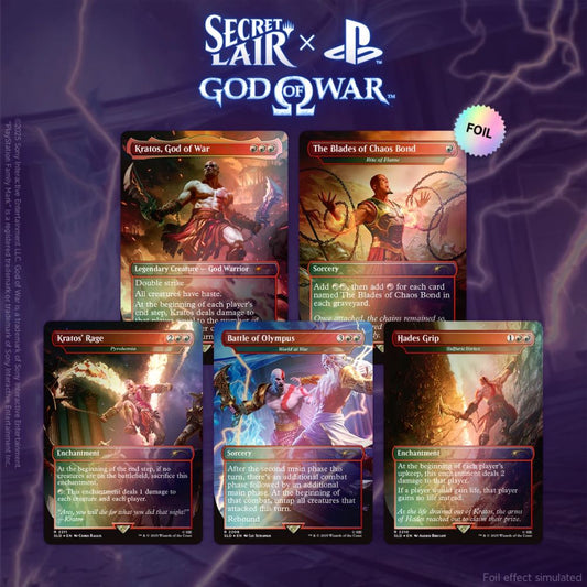 Magic: The Gathering - Secret Lair x God of War: Greek Foil Edition
