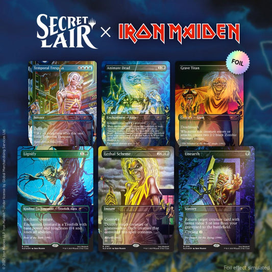 Magic: The Gathering - Secret Lair x Iron Maiden: Album Art Foil Edition