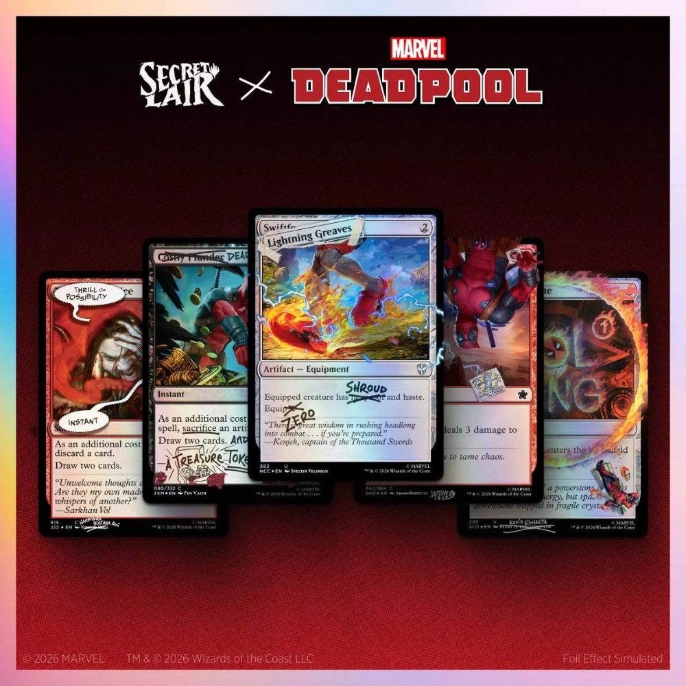 Magic: The Gathering - Secret Lair x Marvel's Deadpool: I Fixed It (You’re Welcome)
